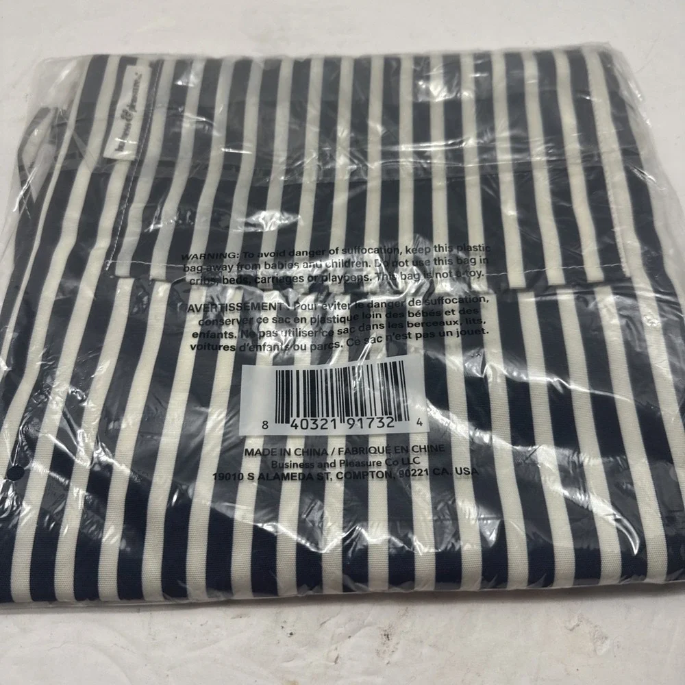 New Business & Pleasure Co. Lauren's Navy Stripe Apron‎ FFF Fall 2025